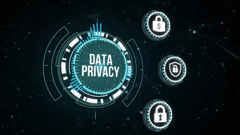 Internet, business, Technology and network concept. Cyber security data prote Stock Footage 164516251