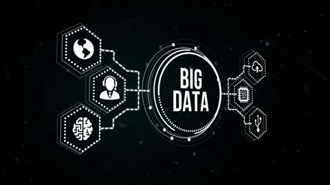 Internet, business, Technology and network concept. Big Data Internet Informa Видео 165205462