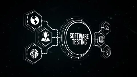 Internet, business, Technology and network concept. Inscription SOFTWARE TEST Stock-Footage 165205514