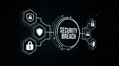 Internet, business, Technology and network concept. Cyber security data prote Stock Footage 165205904