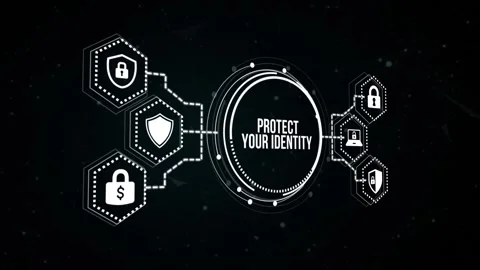Internet, business, Technology and network concept. Cyber security data prote Stock Footage 165205927