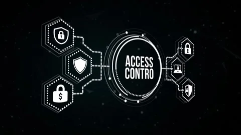 Internet, business, Technology and network concept. Cyber security data prote Stock Footage 165206024