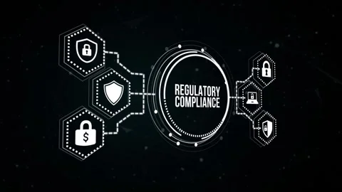 Internet, business, Technology and network concept. Cyber security data prote Stock Footage 165206028