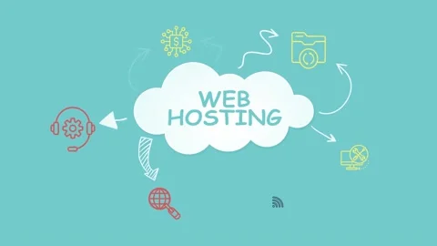 Internet, business, Technology and network concept. Web Hosting. The activity Stock Footage 165663019