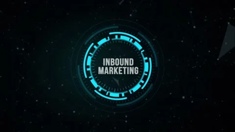 Internet, business, Technology and network concept. Inbound marketing. Virtua Vídeo Stock 166555037