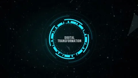 Internet, business, Technology and network concept.Concept of digitization of Stock Footage 166555119
