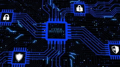 Internet, business, Technology and network concept. Cyber security data prote Stock Footage 167000823