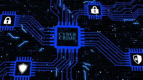 Internet, business, Technology and network concept. Cyber security data prote Video stock 167000867