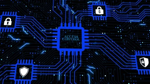 Internet, business, Technology and network concept. Cyber security data prote Stock Footage 167000895