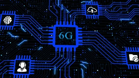 Internet, business, Technology and network concept. The concept of 6G network Video stock 167000938