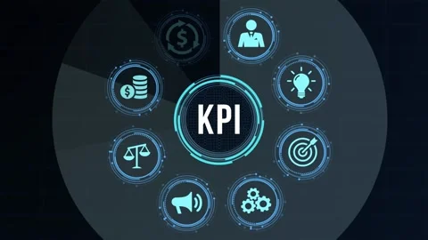 Internet, business, Technology and network concept. KPI Key Performance Indic Stock Footage 167936124