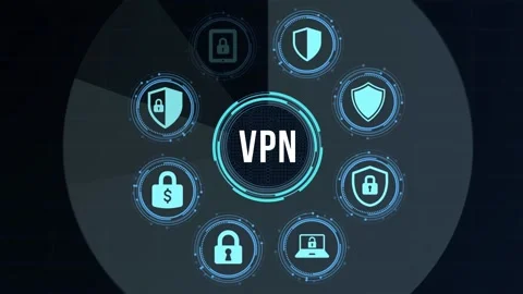 Internet, business, Technology and network concept. Cyber security data prote Video stock 167936636