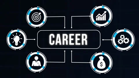 Internet, business, Technology and network concept.Coach motivate to career g Stock Footage 168414424