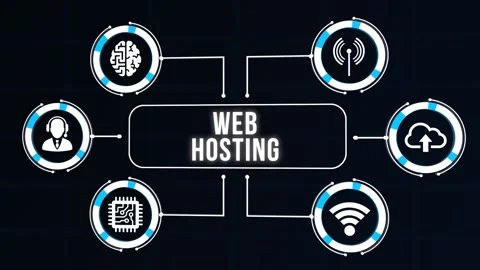 Internet, business, Technology and network concept. Web Hosting. The activity Stock Footage 168414560