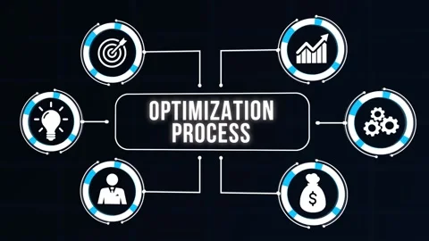 Internet, business, Technology and network concept. Optimization Software Tec Stock Footage 168414668