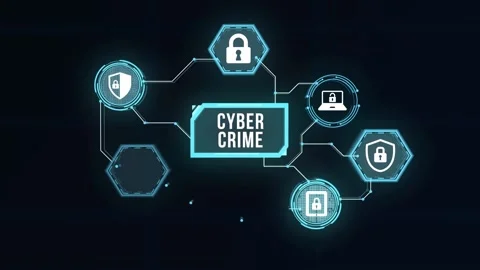 Internet, business, Technology and network concept. Cyber security data prote Video stock 169699335
