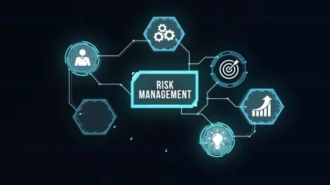 Internet, business, Technology and network concept. Risk Management and Asses Stock Footage 169699474