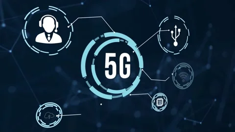 Internet, business, Technology and network concept. The concept of 5G network Stock Footage 190851112