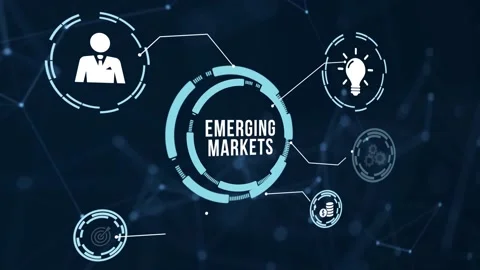 Internet, business, Technology and network concept. Emerging markets. Virtual Stock-Footage 190851827