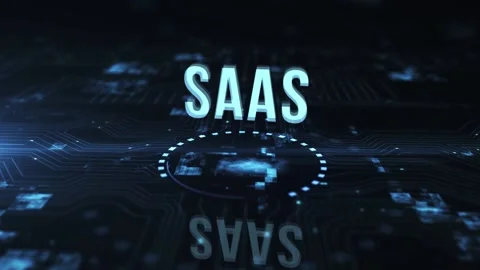 Internet, business, Technology and network concept. Software as a Service Saa Video stock 196709004