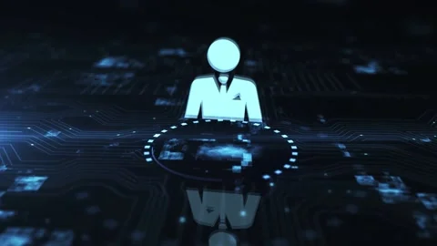 Internet, business, Technology and network concept. Human Resources HR manage Stock Footage 196709080