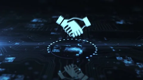 Internet, business, Technology and network concept. Start-up funding crowdfun Stock Footage 196709083