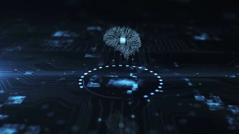 Internet, business, Technology and network concept. Artificial intelligence ( Stock Footage 196709133