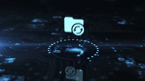 Internet, business, Technology and network concept. Cloud computing concept.  Video stock 196709141
