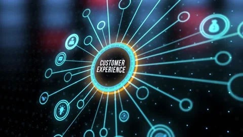 Internet, business, Technology and network concept. Technology future. Custom Vídeo Stock 199385604