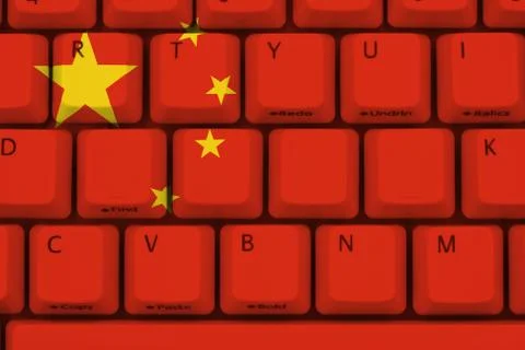 Internet in china Stock Illustration