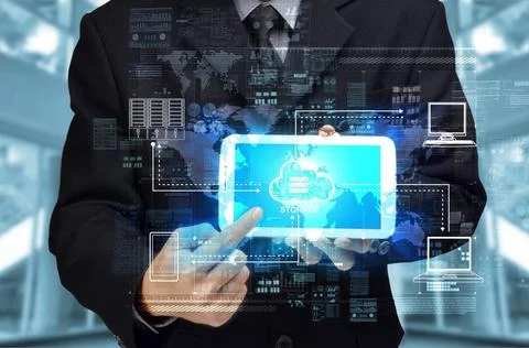  internet cloud computing conceptSecured internet cloud computing concept ... Fotos Stock