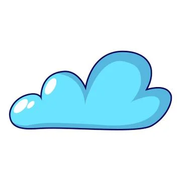 Internet cloud icon, cartoon style Stock Illustration
