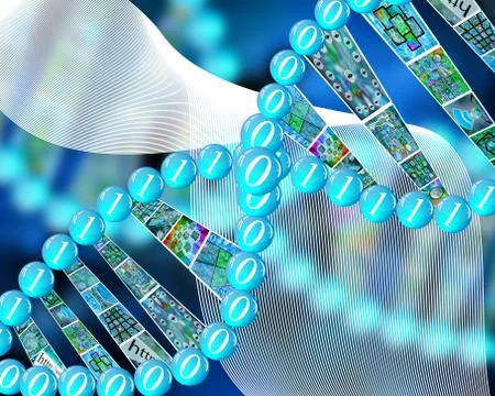 Internet code Stockillustratie