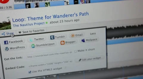 Internet collection (5 clips in 1) Vídeo Stock 11868353