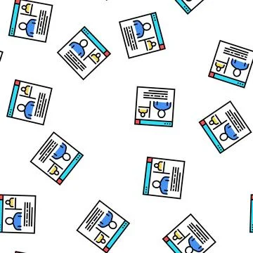 Internet communication color icon vector flat illustration イラスト素材