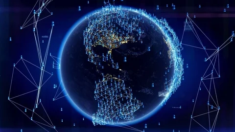 Internet communication Stock Footage 74853460