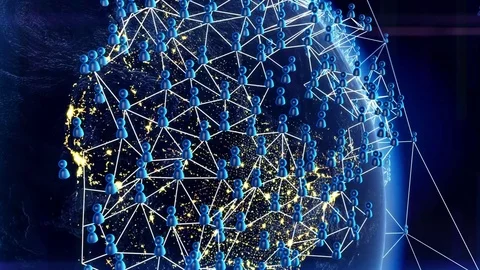 Internet communication Stock Footage 74853578