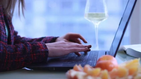 Internet communication. Work, leisure, long-distance relationships Stock Footage 169462290
