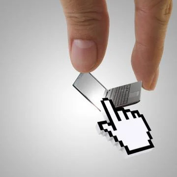 Internet computer Stock Illustration