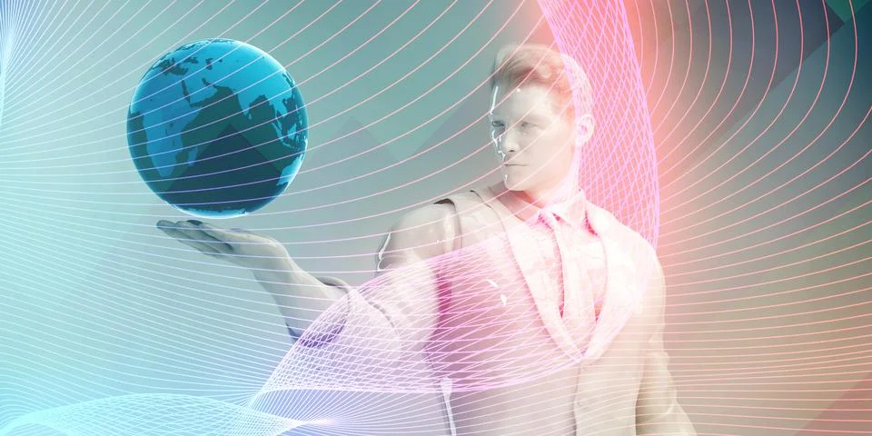 Internet Concept Background Stock Illustration