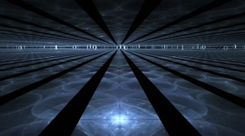 Internet Concept, Blue Rays, Fantasy Horizon Video stock 50529139