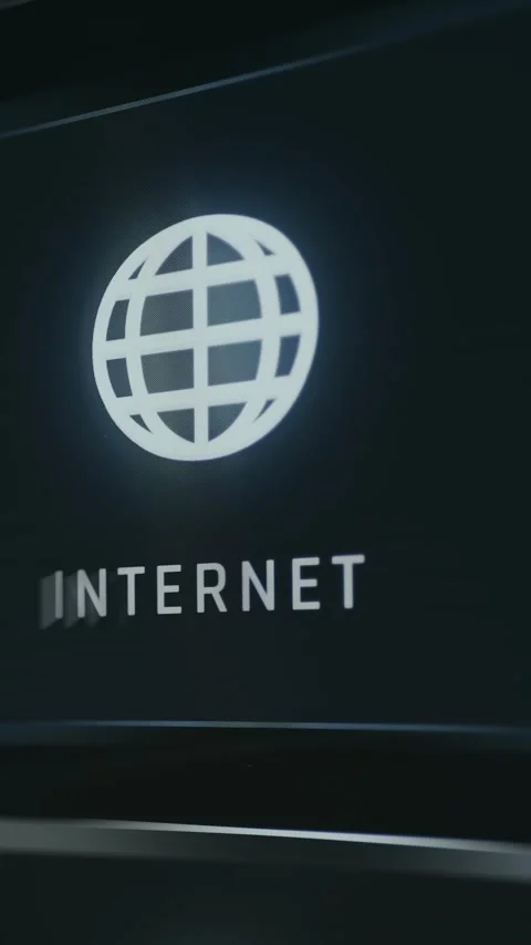 Internet concept illustrated with a globe icon Video stock 335867229