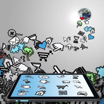 Internet concept Stock Illustration