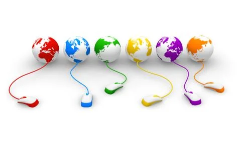 Internet concept Illustrazione stock