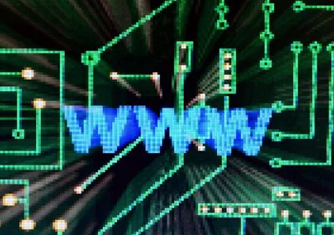 Internet concept Ilustración de archivo