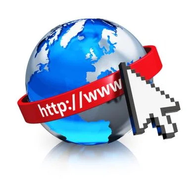 Internet concept Stock Illustration