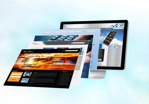 Internet concept Stock Illustration