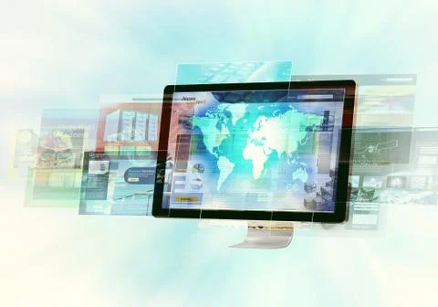 Internet concept Stock Illustration