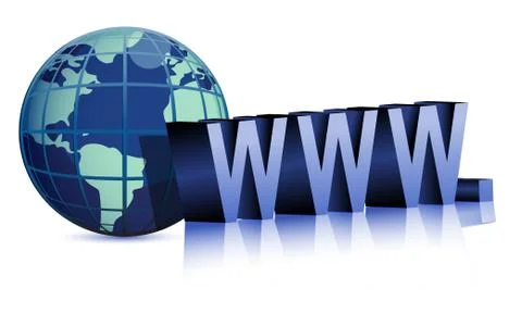 Internet concept network connection illustration design Stock-Illustration