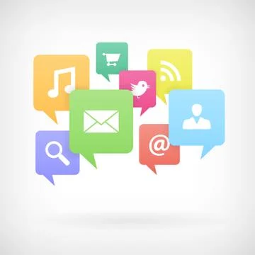 Internet concept vector EPS10 background. Isolated. Layered. Ilustración de archivo